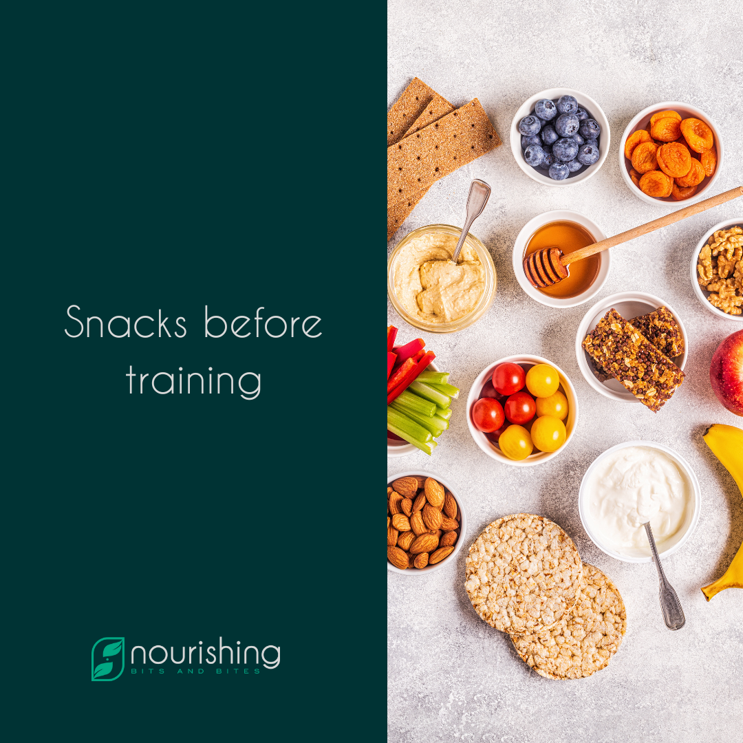 Snacks Before Snacks before training - Nourishing Bits and Bites, LLC